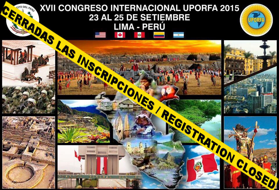 CERRADAS LAS INSCRIPCIONES AL XVII CONGRESO INTERNACIONAL UPORFA 2015